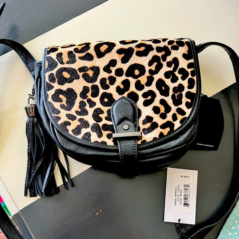 NWT Joe’s leopard crossbody